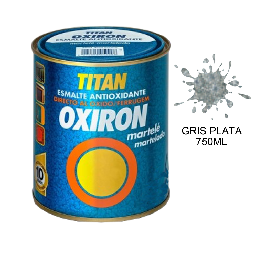 Titan Esmalte Oxidante Oxiron Martele 02D. 750 ml