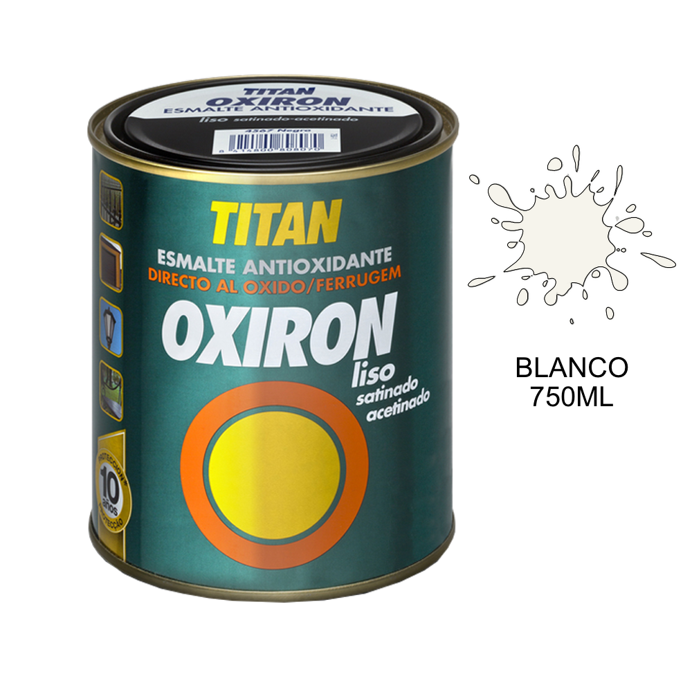 Oxiron Esmalte Satinado Antioxidante Liso 750 ml