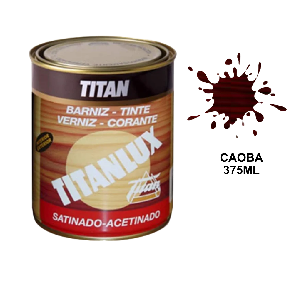 Titanlux Barniz Tinte Sintético Satinado 03R 375 ml