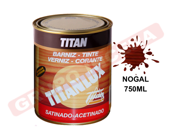 Titanxyl Lasur Satinado 750 ml Nogal