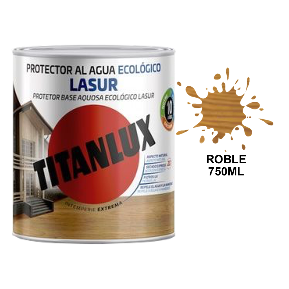 Titanlux Lasur Eco Satinado Al Agua 750 ml