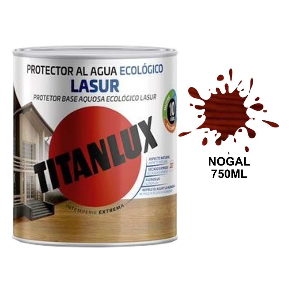 Titanlux Lasur Eco Satinado Al Agua 750 ml