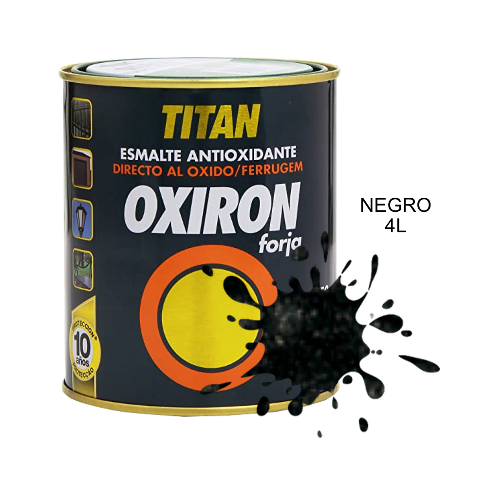 Titan Esmalte Antioxidante Oxiron Forja 020 4 l