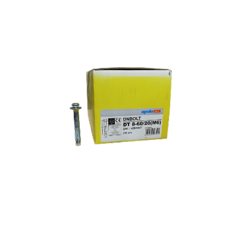 Caja de Tornillo Dnbolt CIncado  DT8-L (M6x60) (200 uds) Ref: 9860DT
