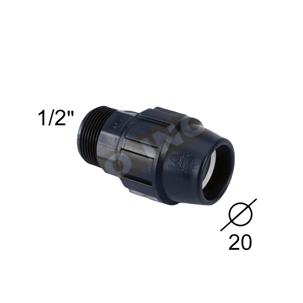 Enlace Rosca Macho Polietileno Ref. RMP-50112