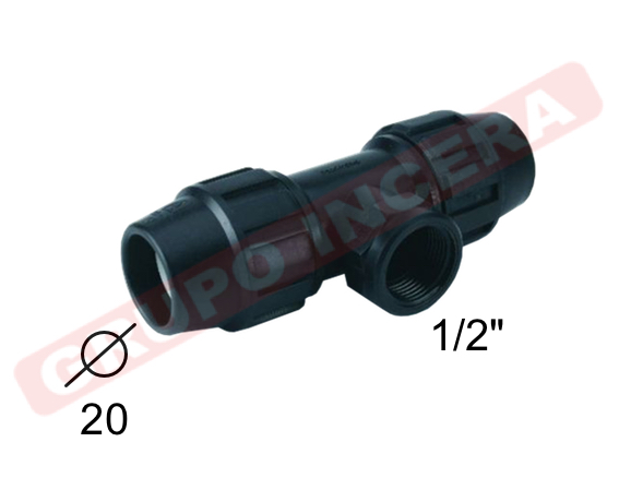 Te Rosca Hembra Polietileno