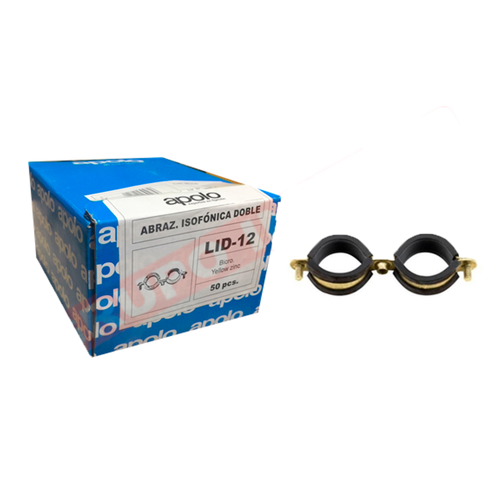 Abrazadera Isofonica Doble LA Ref. 9B18LID