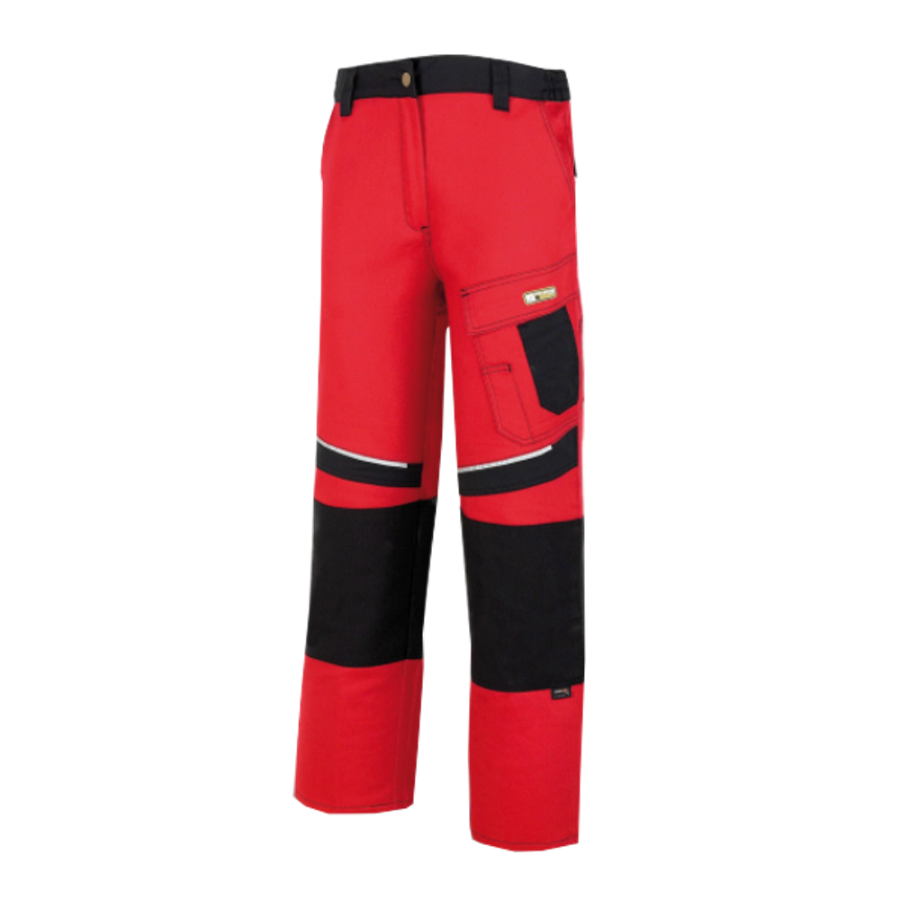 Pantalón Canvas Rojo/ Negro Ref. 588PCRN