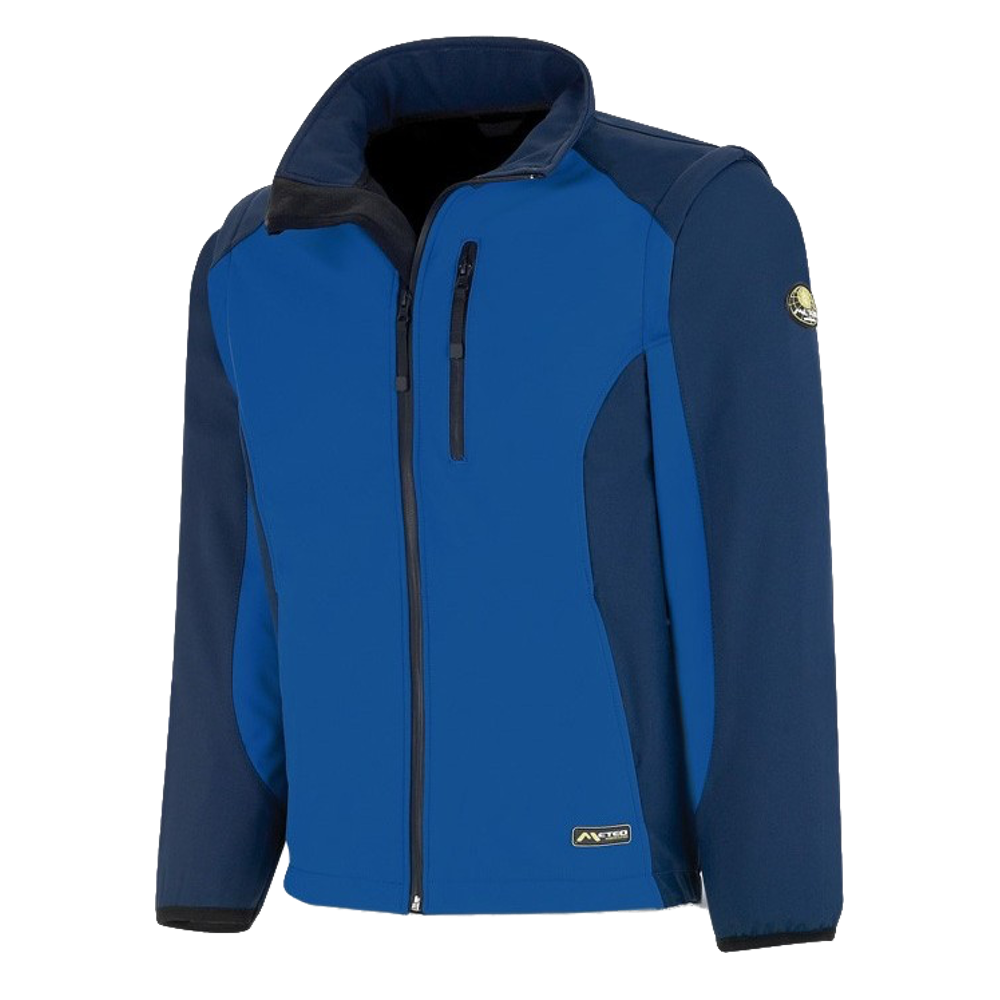 Cazadora Tipo Solf- Shell Azulina/Azul Marino Ref. 288-CSAA