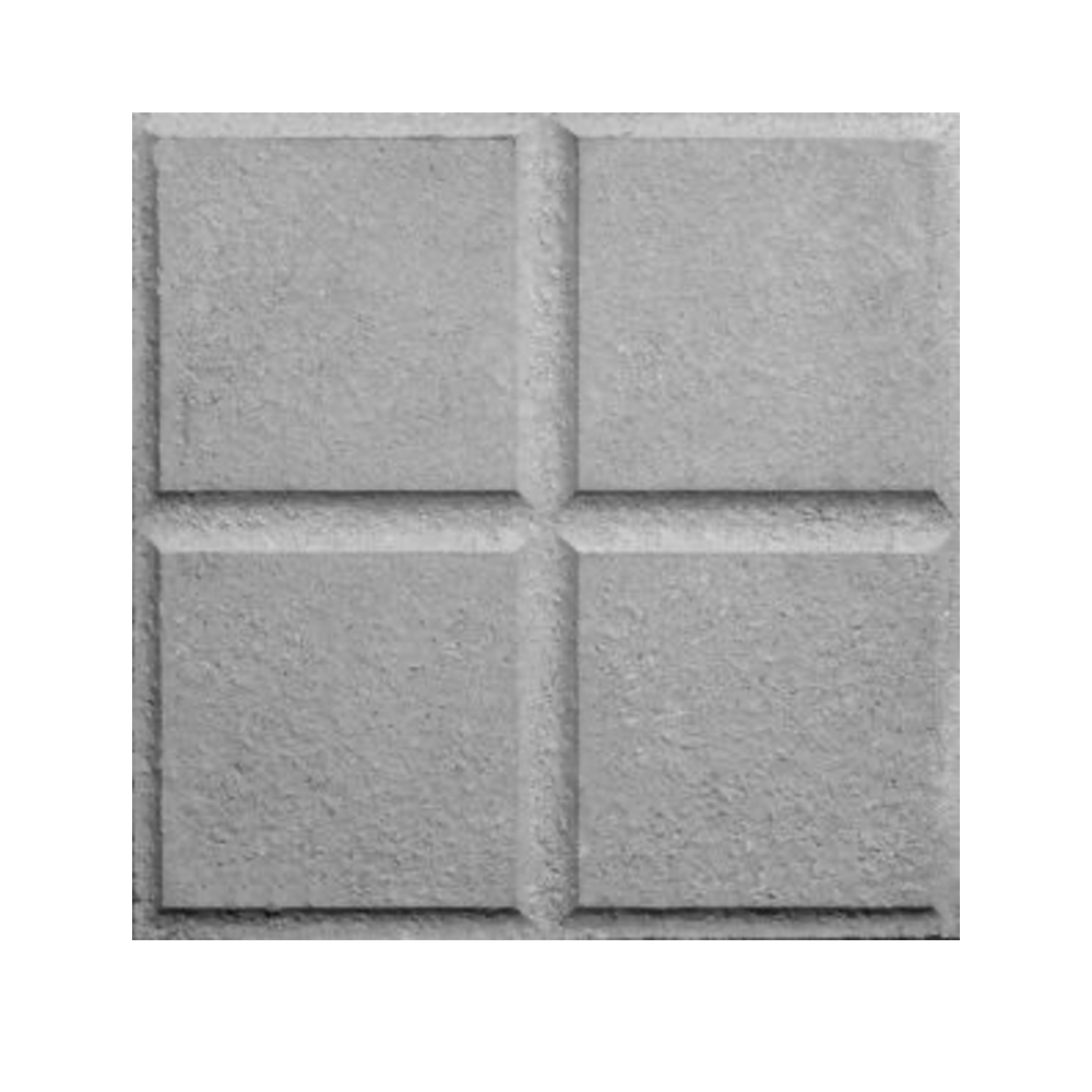 Pz Baldosa 4 tacos Gris 30x30x4 Ref.300