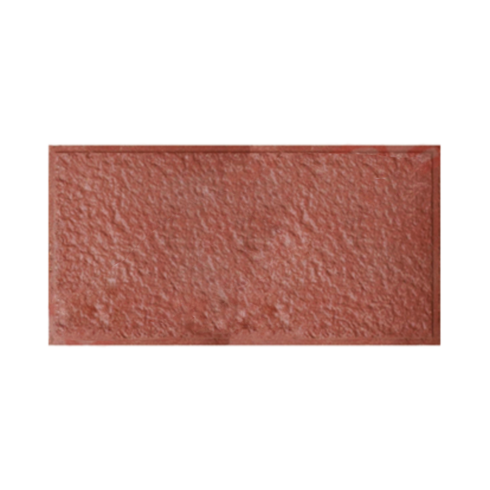 Pz Baldosa Abujardada Roja 40x20 Ref.5002