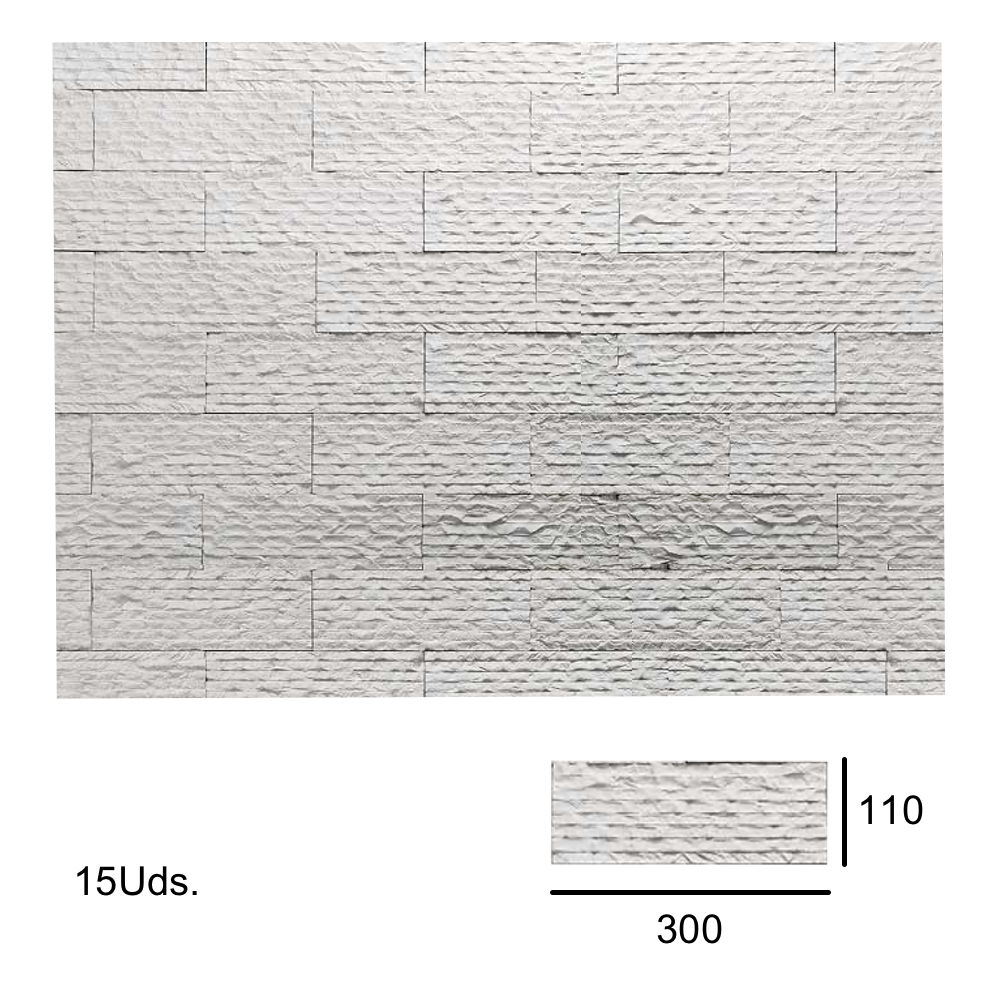 Caja Cebra Crudo 2x11x30 (+/- 0,5 m2)