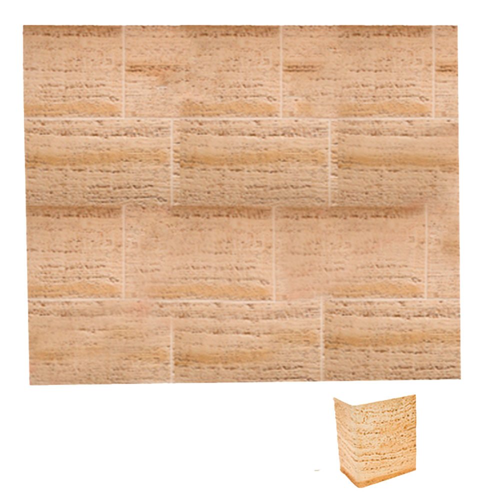 Esquina Travertino Arenado 40x20x30