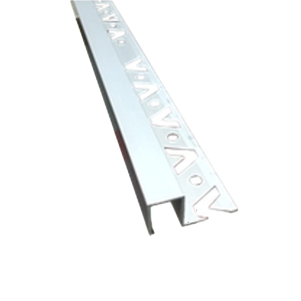 Junquillo Cuadrado Aluminio Plata 13x15 mm 2,5 mt
