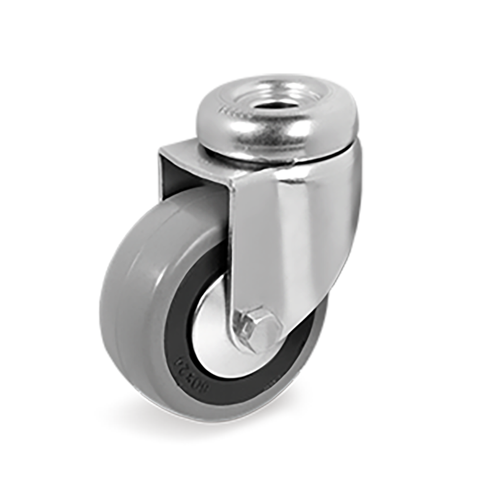 Rueda de Goma Gris Anti-Huella Serie 37