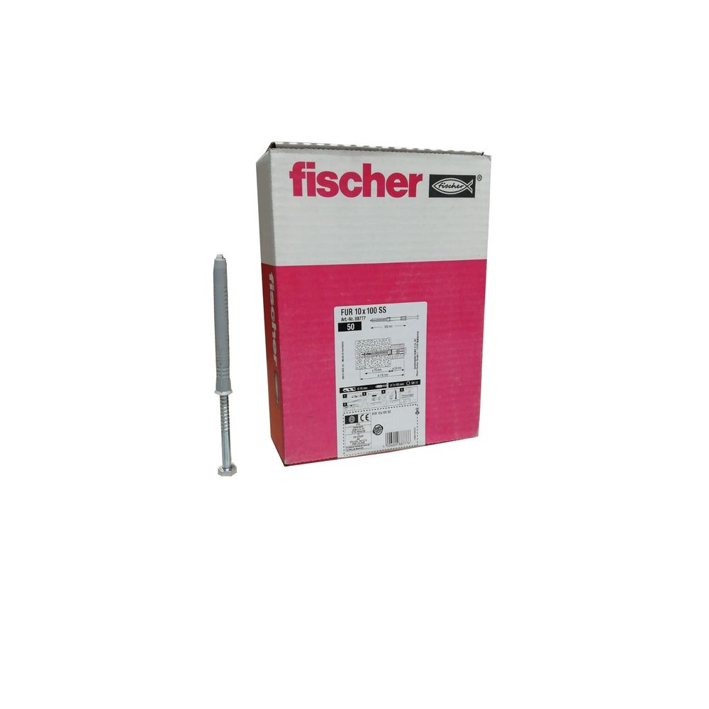 Caja de Taco FUR  con Tornillo SS ( 50 uds) 