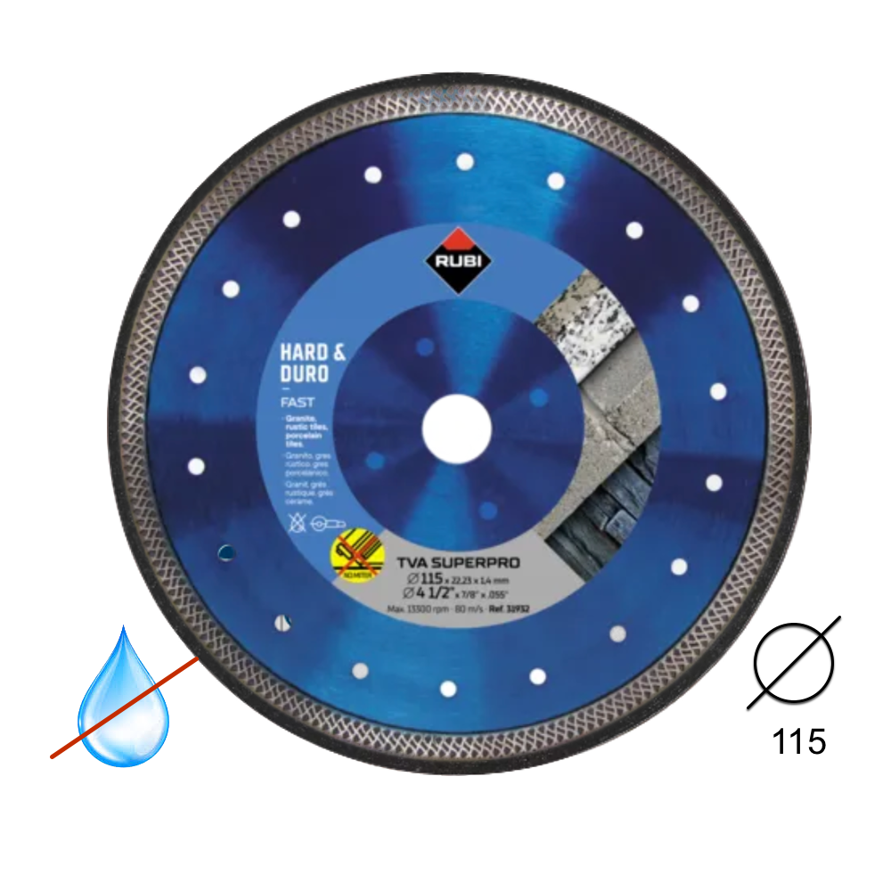 Disco de Corte para Material Duro TVA