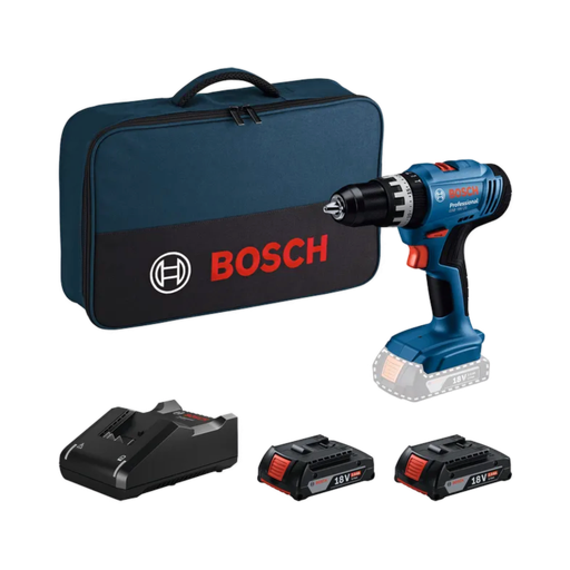 [BOSCH-369] Taladro con Percusión a Bateria GSB 18V-25 + 2 Baterias 2.0 Ref. 06019K9306