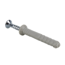 Taco de Golpe con Collarin y Tornillo Avellanados Ø6