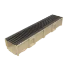 Canal SuiSelf 150 con Rejilla Pasarela  Fundición 1000x190x140 mm Ref. CHP1914RF