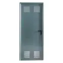 Puerta Eco Galvanizada con Rejilla Izq C40