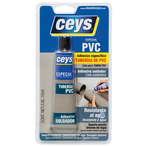 [CEYS-140] Adhesivo Tuberías PVC 70 ml  Ref: 501029
