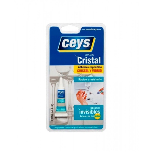 [CEYS-144] Adhesivo Especial Cristales Cristalceys 3 Gr Ref. 501031