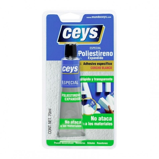 [CEYS-143] Adhesivo Poliestireno Expandido Porexceys 70 ml  Ref: 501030