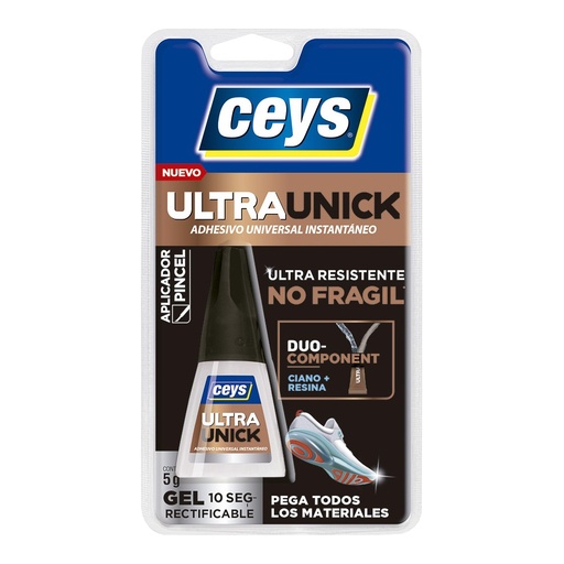 [CEYS-080] Adhesivo Instantáneo Unick Pincel Ref. 504270