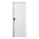 Puerta Lacada Blanca Ciega Dcha Marco C-40