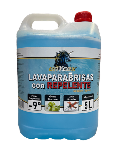 [UNY-02] Lavaparabrisas Repelente Lluvia 5 Litros Ref. XLAPARE5L