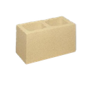 Bloque 4 Caras Lisas Crema 39x19x19