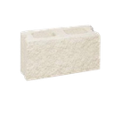 Bloque Split Rugoso Blanco (2 Caras Largas Rugosas) 39x19x19