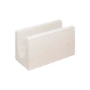 Dintel para Bloque Liso Blanco