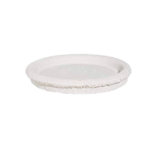 [VERNI-222] Plato Macetero Blanco 45x6