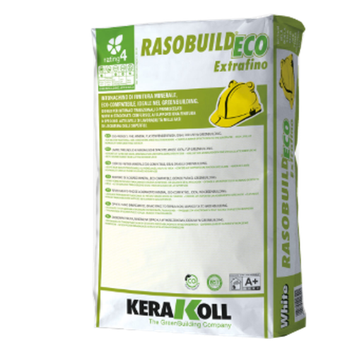 [KERAKOLL-81] Saco Rasobuild Eco Extrafino Blanco 20 Kg Ref. K01842