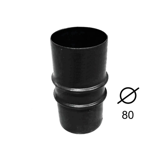 [INOX-56] Macho Vitrificado Negro Mate 80mm (MMVNM310080)