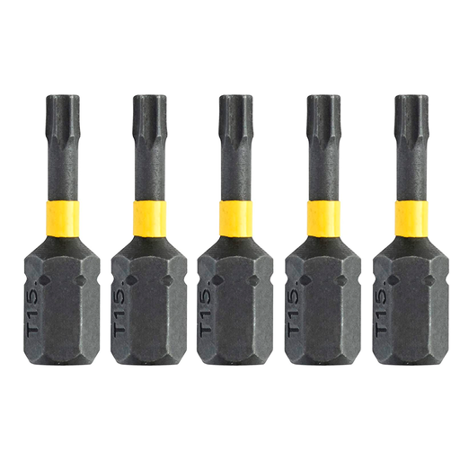 [STAN-408] Punta Torsión de Impacto Torx 15 (✡) 25 mm Ref. DT7380T-QZ