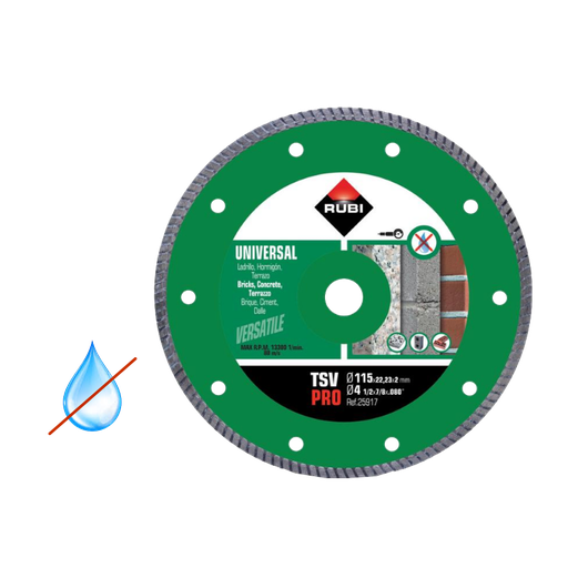 [RUB-P300] Disco de Corte Turbo General Obra TSV Pro
