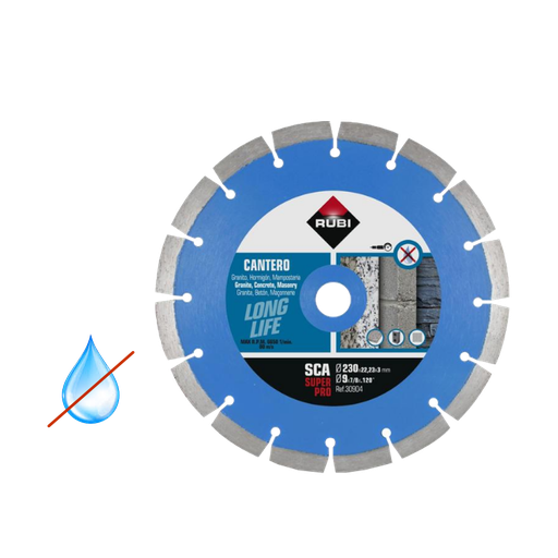 [RUB-318] Disco de Corte Cantero SCA 230 mm Ref: 30904