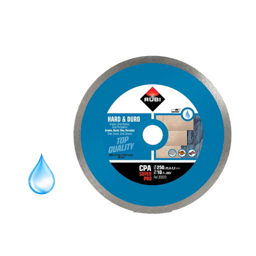 [RUB-331] Disco Corte Material Duro Hard&amp;Duro CPA Super Pro 250 mm Ref. 30929