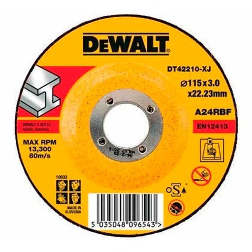 [STAN-206] Disco Corte Metal Cóncavo 115 mm  Ref: DT42210-XJ