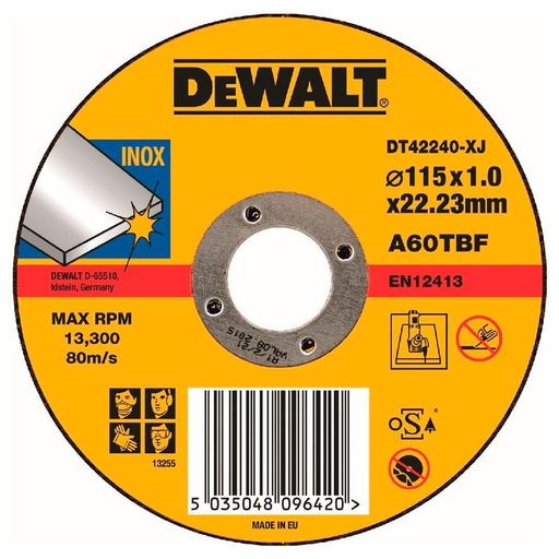 [STAN-P329] Disco Corte Acero Ref: DT42640-XJ