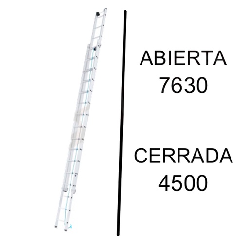 [ESC-06] Escalera extensible Mecanica 2x16 Z200 Ref: 44856