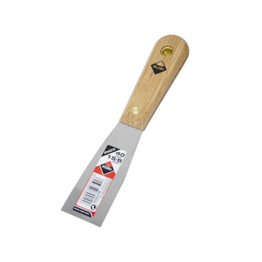 Espátula Pintor Inox Mango Madera 40 mm