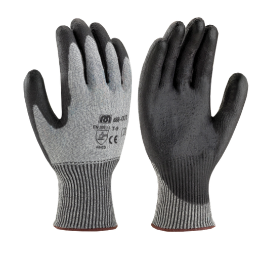 [688CUTG] Guante Fibra Anticorte Gris Ref. 688CUTG