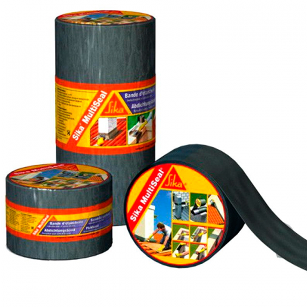 Sika multiseal SG Banda Autoadhesiva Bituminosa Gris 12 mt x 15cm