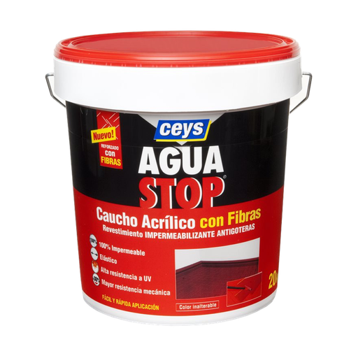 [CEYS-P04] AguaStop Caucho Fibras 20 Kg