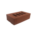 Ladrillo Caravista Nº2 Rojo 18,5 x 11 x 5