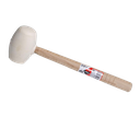 Maza Goma Blanca 1 Cara Plana y 1 Esférica 250 g Ref. 66905